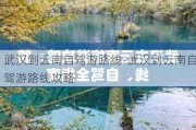 武汉到云南自驾游路线-武汉到云南自驾游路线攻略