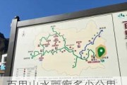 百里山水画廊多少公里,百里山水画廊自驾路线顺义出发