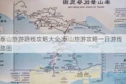 泰山旅游路线攻略大全,泰山旅游攻略一日游线路图