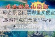 旅游景区门票哪里买便宜,旅游景点门票哪里买便宜一点