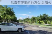 后海有停车的地方么,后海公园停车场