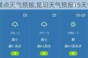 昆明旅游景点天气预报,昆明天气预报15天气报旅游