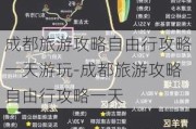 成都旅游攻略自由行攻略一天游玩-成都旅游攻略自由行攻略一天