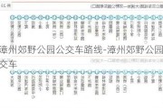 漳州郊野公园公交车路线-漳州郊野公园公交车