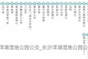 长沙洋湖湿地公园公交_长沙洋湖湿地公园公交车路线