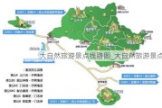 大自然旅游景点线路图_大自然旅游景点