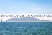 巢湖旅游景点大全排行,巢湖旅游景点排名前十