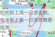 杭州到上海一日游攻略,杭州到上海一日游攻略路线图