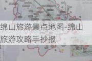 绵山旅游景点地图-绵山旅游攻略手抄报