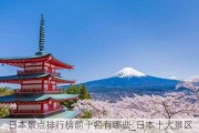 日本景点排行榜前十名有哪些_日本十大景区