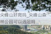 尖峰山好爬吗_尖峰山森林公园可以远足吗