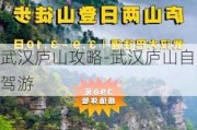 武汉庐山攻略-武汉庐山自驾游