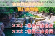 河南云台山二日游最佳线路-河南云台山旅游攻略2日游多少钱