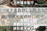 宁波天童森林公园旅游攻略_宁波天童森林公园电话