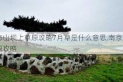 南京恋山坝上草原攻略7月草是什么意思,南京恋山坝上草原攻略