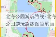 北海公园游玩路线-北海公园游玩路线图简笔画