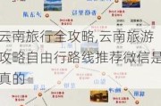 云南旅行全攻略,云南旅游攻略自由行路线推荐微信是真的