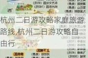 杭州二日游攻略家庭旅游路线,杭州二日游攻略自由行