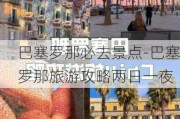 巴塞罗那必去景点-巴塞罗那旅游攻略两日一夜