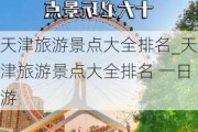 天津旅游景点大全排名_天津旅游景点大全排名 一日游