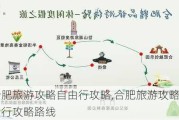 合肥旅游攻略自由行攻略,合肥旅游攻略自由行攻略路线