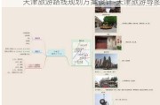 天津旅游路线规划方案设计-天津旅游导图