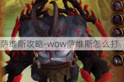 萨维斯攻略-wow萨维斯怎么打