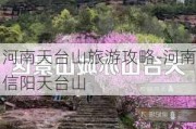 河南天台山旅游攻略-河南信阳天台山