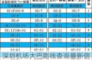 深圳机场大巴路线查询最新信息表_深圳机场大巴路线时刻表及票价