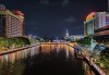 中山岐江公园夜景,中山市岐江公园夜景