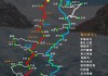 川藏线自驾路线图,川藏线攻略自驾游线路