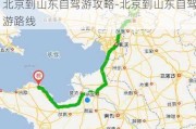 北京到山东自驾游攻略-北京到山东自驾游路线