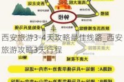 西安旅游3-4天攻略最佳线路_西安旅游攻略3天行程