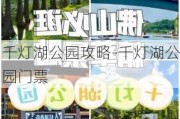 千灯湖公园攻略-千灯湖公园门票