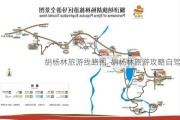 胡杨林旅游线路图_胡杨林旅游攻略自驾