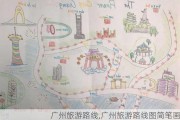 广州旅游路线,广州旅游路线图简笔画