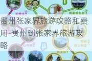 贵州张家界旅游攻略和费用-贵州到张家界旅游攻略