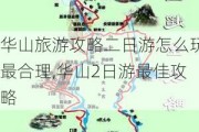 华山旅游攻略二日游怎么玩最合理,华山2日游最佳攻略