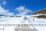 冬季昆明旅游攻略,冬季昆明旅游攻略景点大全