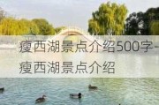 瘦西湖景点介绍500字-瘦西湖景点介绍