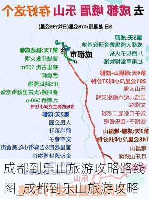 成都到乐山旅游攻略路线图_成都到乐山旅游攻略