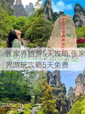 张家界旅游5天攻略,张家界游玩攻略5天免费