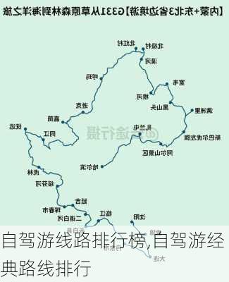 自驾游线路排行榜,自驾游经典路线排行