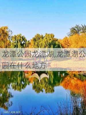 龙潭公园龙潭湖,龙潭湖公园在什么地方