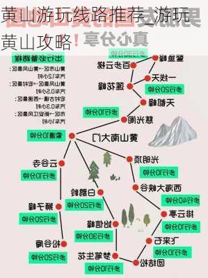 黄山游玩线路推荐_游玩黄山攻略