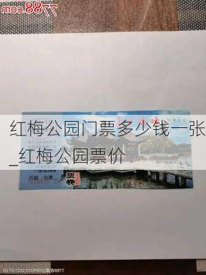 红梅公园门票多少钱一张_红梅公园票价