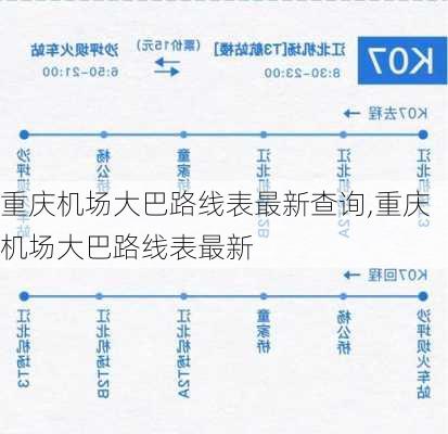 重庆机场大巴路线表最新查询,重庆机场大巴路线表最新