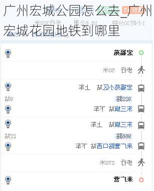 广州宏城公园怎么去_广州宏城花园地铁到哪里