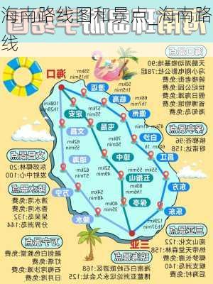 海南路线图和景点_海南路线