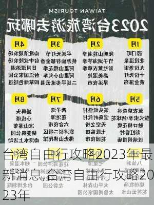 台湾自由行攻略2023年最新消息,台湾自由行攻略2023年